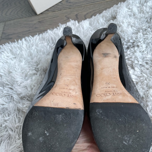 Jimmy Choo nude/black 38 - Picture 2 of 4